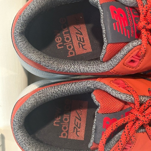 New Balance 580 Elite Edition RED/BLACK Suede Shoes Mens Sz 7D MRT580XR - Picture 9 of 10